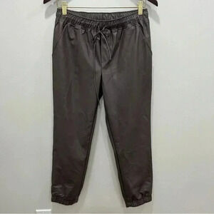 The Reset R | Label • Vegan Leather Joggers size s
